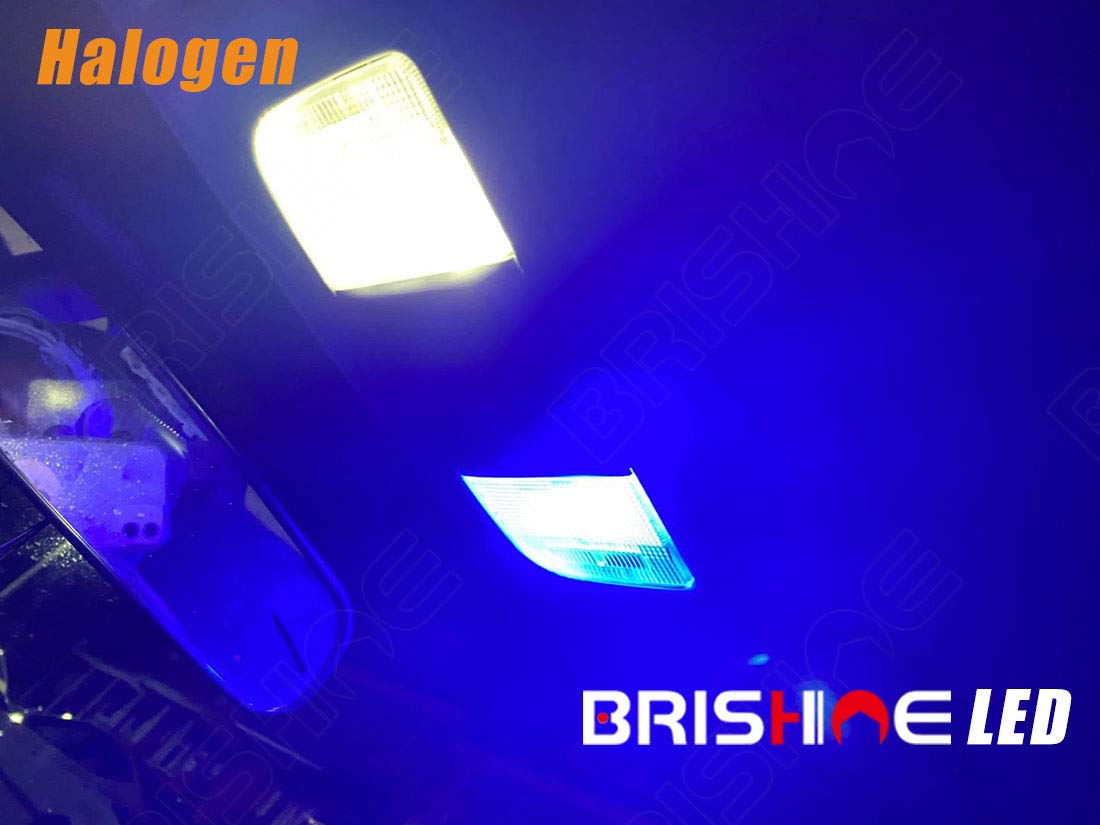 BRISHINE Blue Interior LED Light Kit for 1999-2016 Ford F250 F350 F450 F550 F-Series Super Duty Trucks Super Bright Interior LED Bulbs Package + Cargo + License Plate Lights and Install Tool