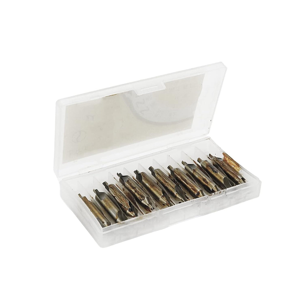 Center Bits Drill 3mm Tip Diameter HSS Center Spotting Drill Bit Countersink Tools for Lathe Metalworking -10pcs