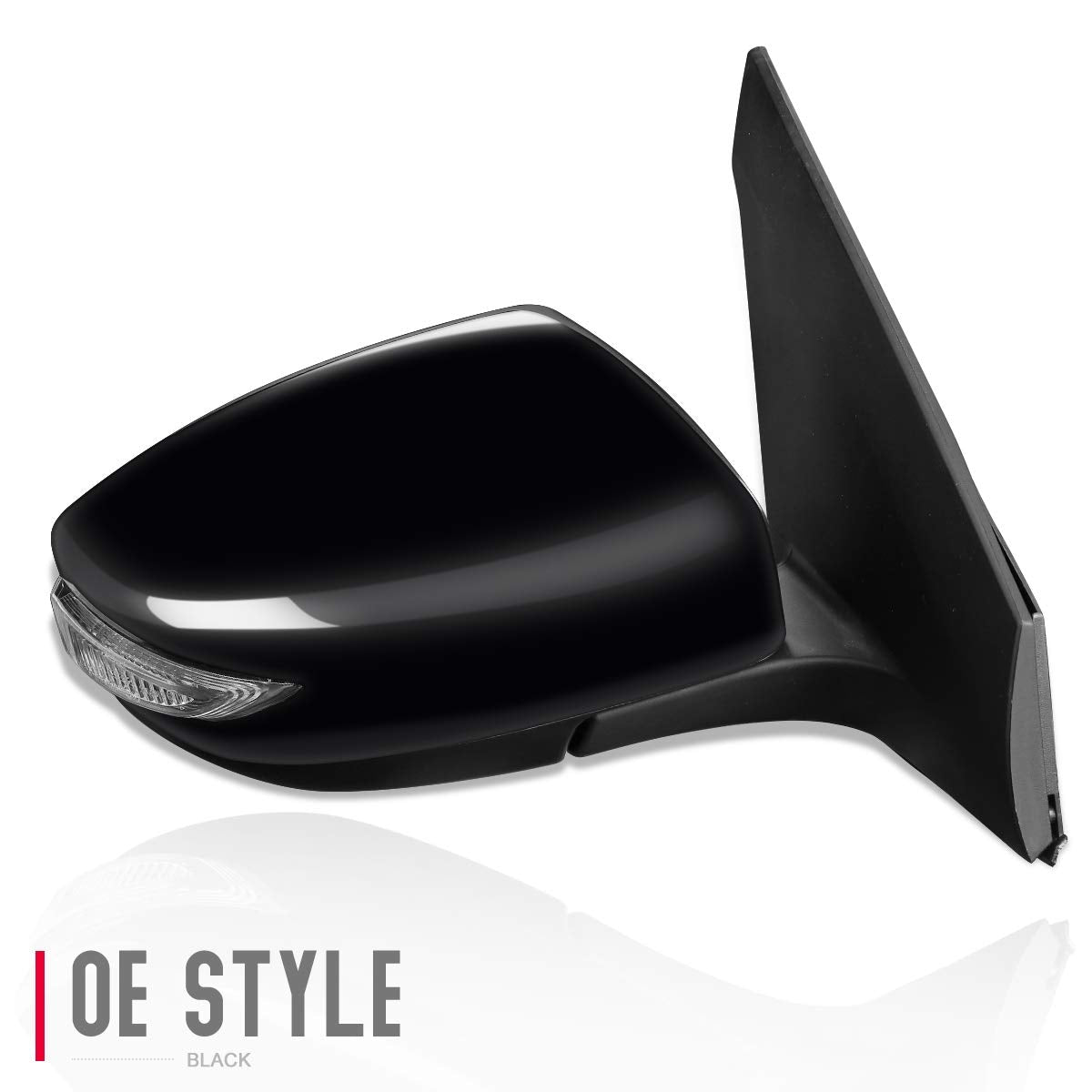 DNA Motoring OEM-MR-NI1321237 Factory Style Powered+Heated+Turn Signal Right Side Door Mirror Compatible with 13-15 Nissan Sentra