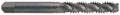 YG-1 C3 Series Vanadium Alloy HSS Spiral Flute Tap, Uncoated (Bright) Finish, Round Shank with Square End, Bottoming Chamfer, #6-32 Thread Size, H3 Tolerance
