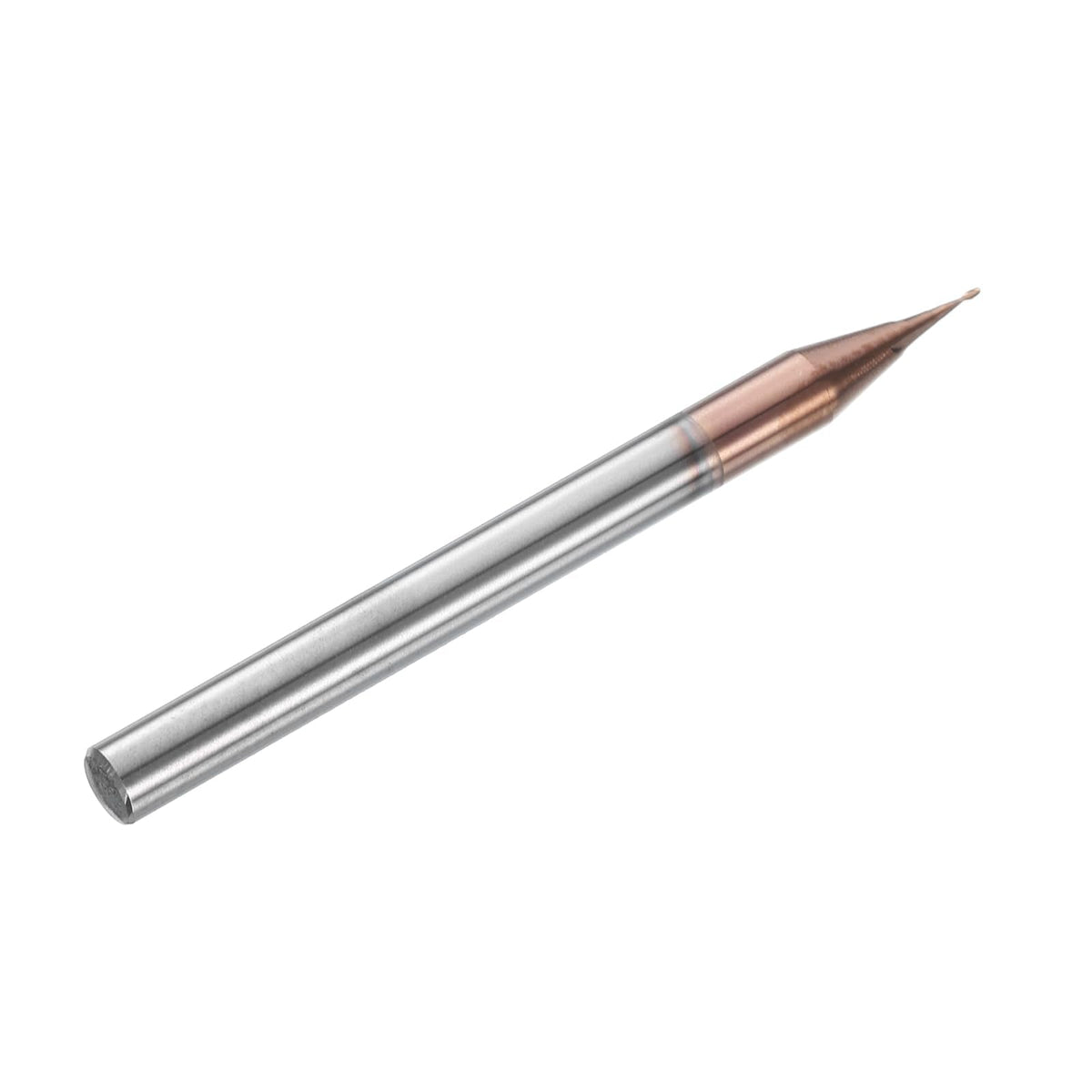 HARFINGTON Ball Nose End Mill 2 Flute 1/64" Diameter 1/8" Shank Tungsten Carbide TiAlN Coated Spiral CNC Router Bits 1/32" Cutting Length Single End Ball for Carving Engraving Grinding