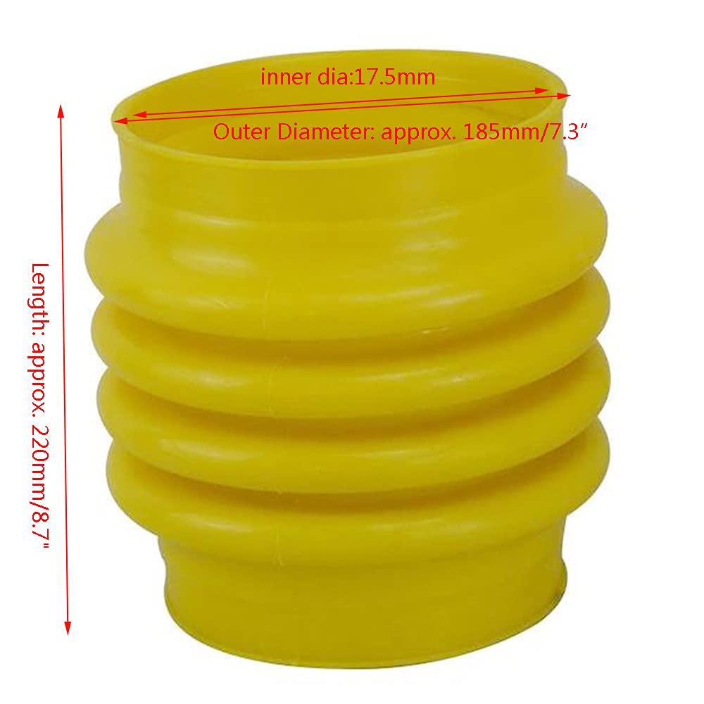 6.8 in Polyurethane Bellows Boot for Wacker Rammer Compactor Tamper Jumping Jack