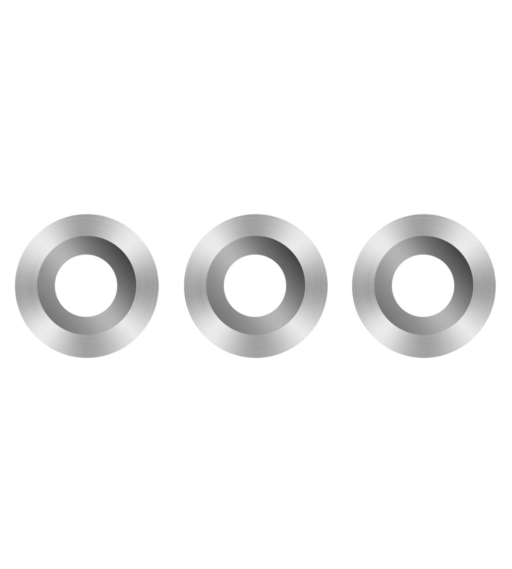 CDBP 8.9mm Ci5 Round Carbide Inserts for Woodturning Hollower Tools, 10pcs