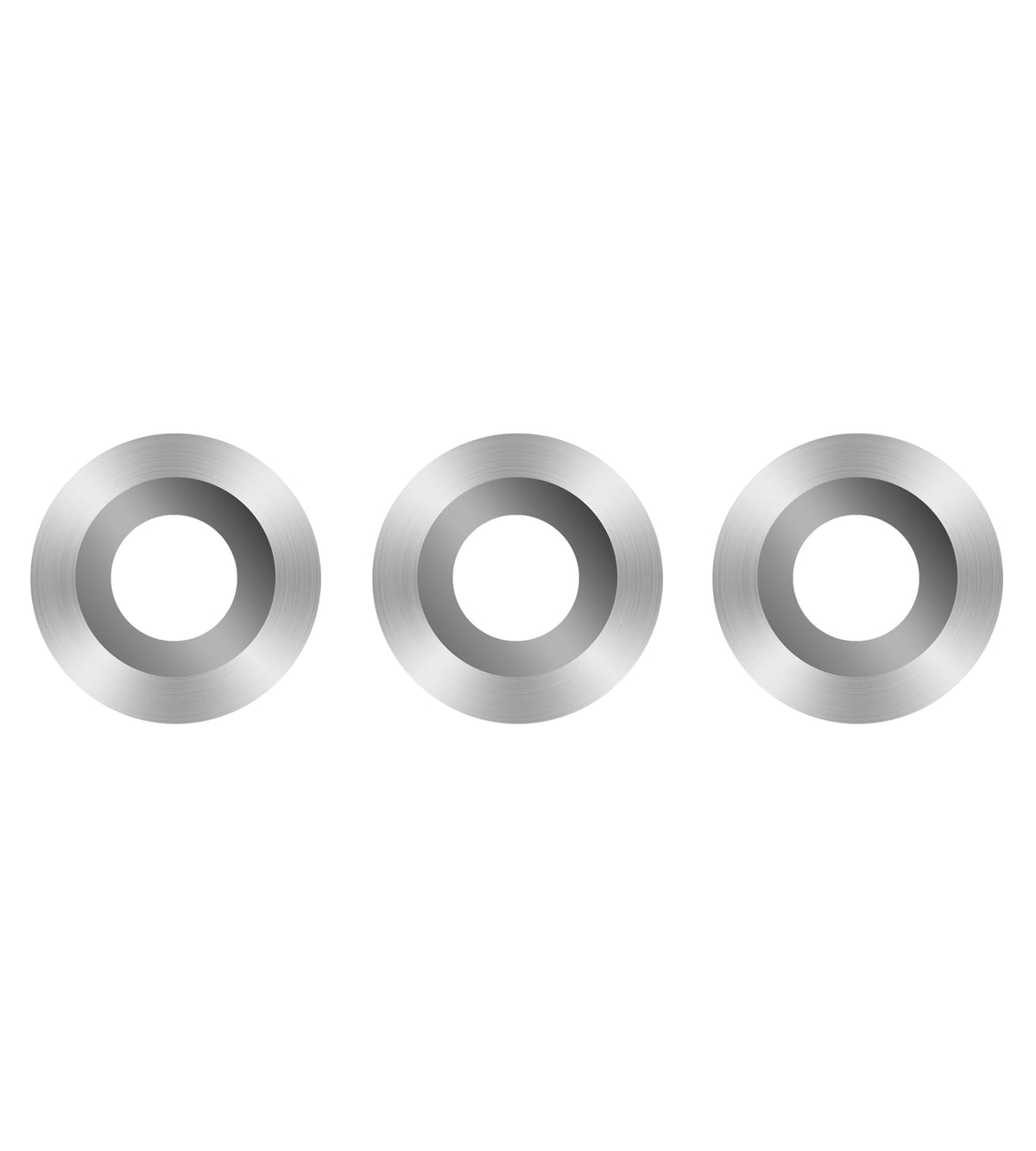 CDBP 8.9mm Ci5 Round Carbide Inserts for Woodturning Hollower Tools, 10pcs