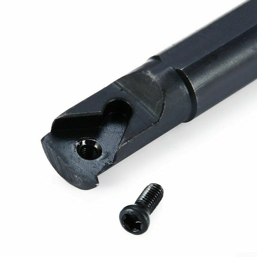 FABULETTA CNC Lathe Boring Bar with Carbide Inserts, External Internal Threading Boring Bar Set, Metric Thread Turning Tool Holder 13mm Shank