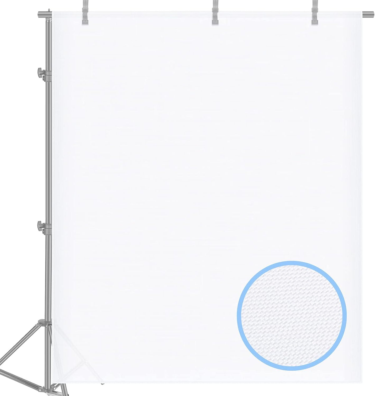2 Yard x 60 Inch/1.8M x 1.5M Polyester White Seamless Diffusion Fabric for Photography Softbox,Light Tent and
