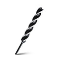 WOBLLMX 1" x 12" Auger Drill Bit for Wood,Hex Shank Tri Flute Drill Bit