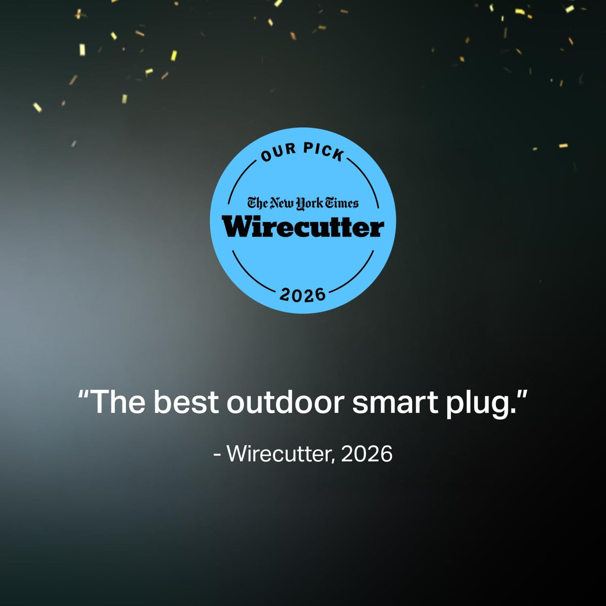 Matter Outdoor Smart Plug, 2 Individual Outlets, P400M | IP65 Weather Resistance, Works with Apple Home, Alexa