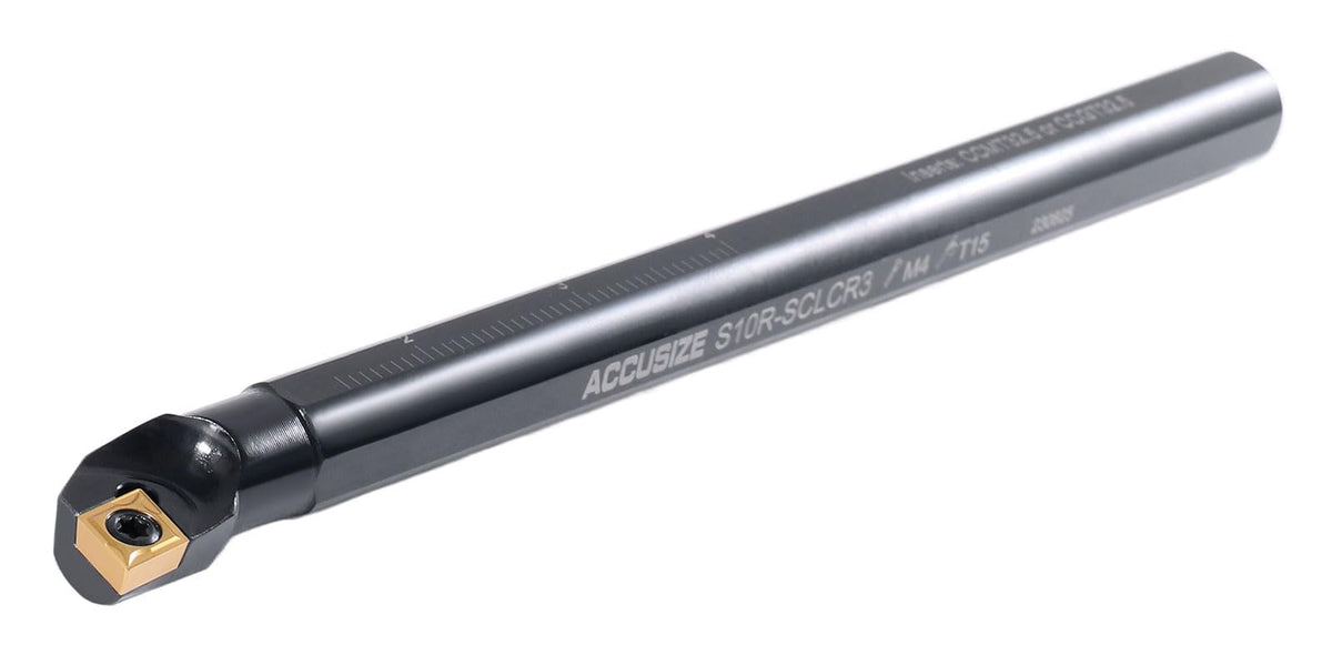 Accusize 5/8" x 8" SCLCR Indexable Boring Bar, CCMT32.5, P252-S405