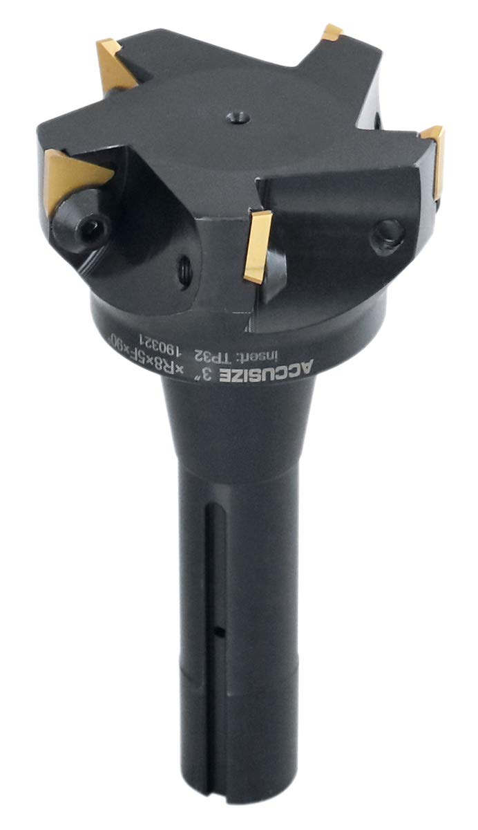 Accusize Industrial Tools Indexable End Mill, 3", 0046-0917