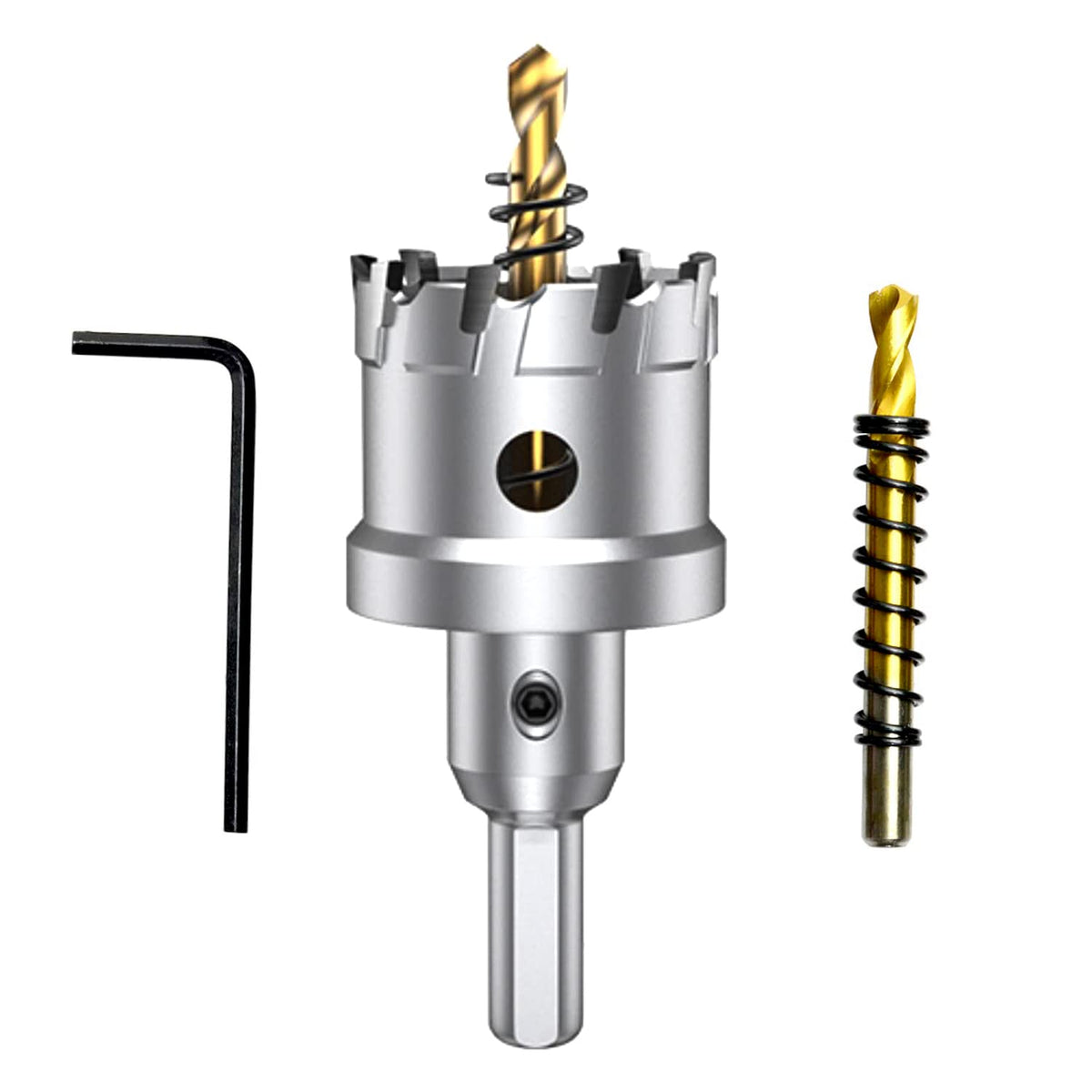 1-1/2'' Tungsten Carbide Tipped Hole Saw Drill Bit for Hard Metal Steel