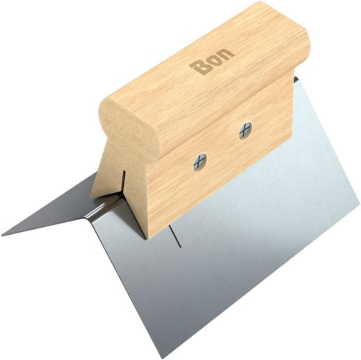 Outside Corner Tool Stainless Steel 1/8 Inch Blade with Durable Wood Handle | Clean Finishing on Drywall, Plaster