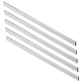 uxcell HSS Lathe Tool Bit 3mm x 8mm x 200mm, Square Lathe Turning Tool Blanks, High Speed Steel Rectangular Fly Cutter Mill Blank, 5pcs