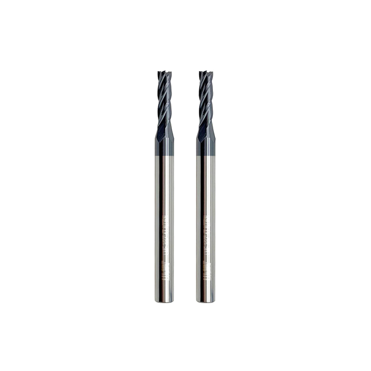LU&MN Carbide Square End Mill, 4 Flute, 3/32", 2 Pieces