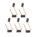 10pcs Electric Motor Carbon Brush Repair Part 3/4/5/6/7/8/9/10mm (Color : 4X6X15mm)