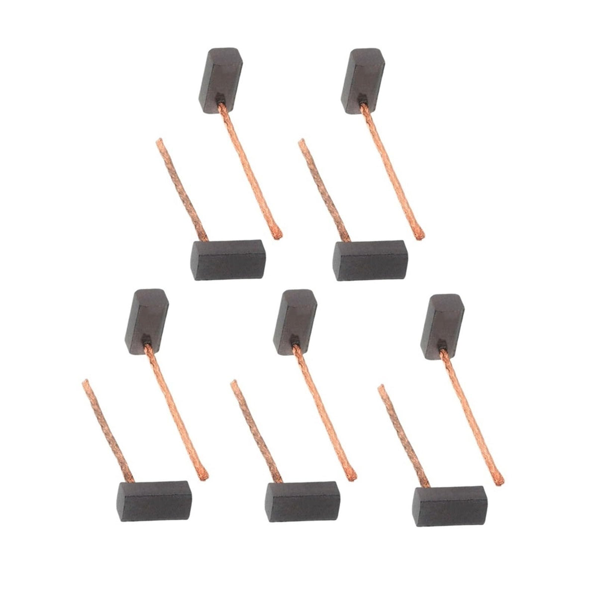 10pcs Electric Motor Carbon Brush Repair Part 3/4/5/6/7/8/9/10mm (Color : 4X6X15mm)