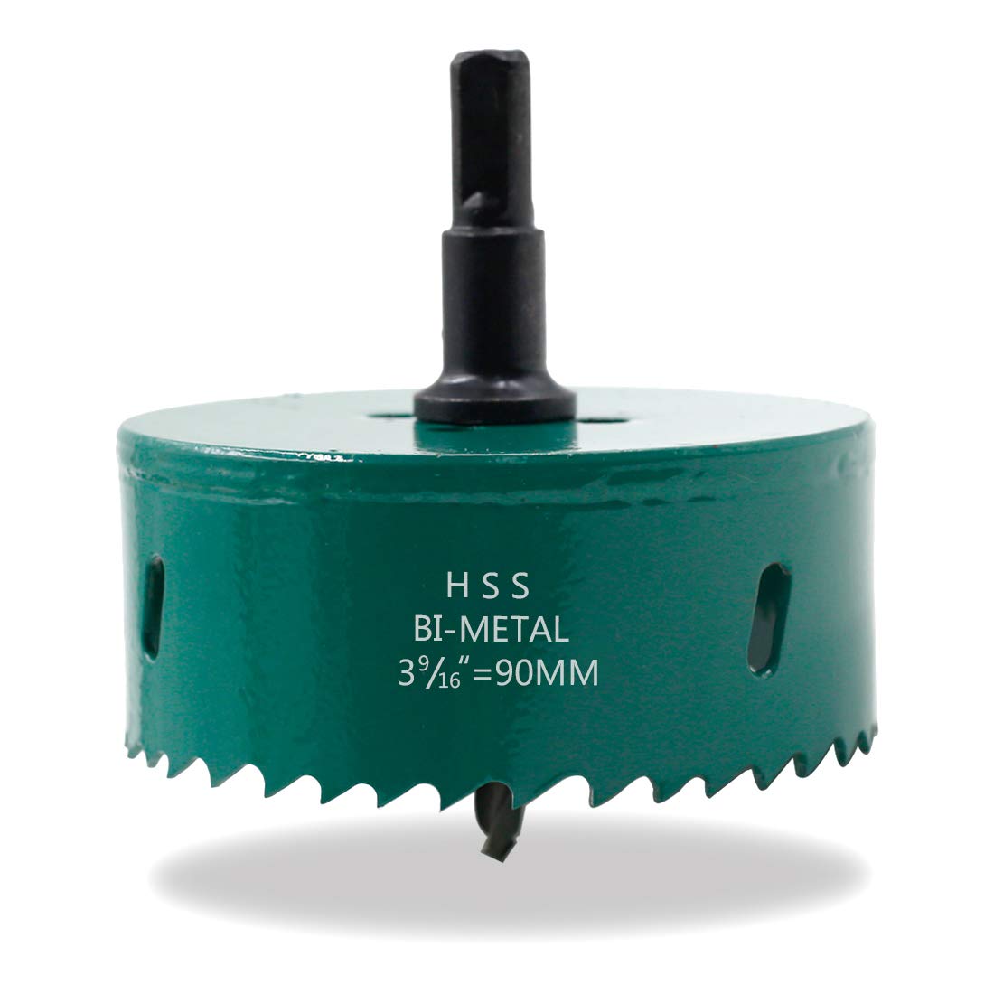Qjaiune 3-1/2 Inch / 90mm Bi-Metal Hole Saw with Arbor for Wood Drywall