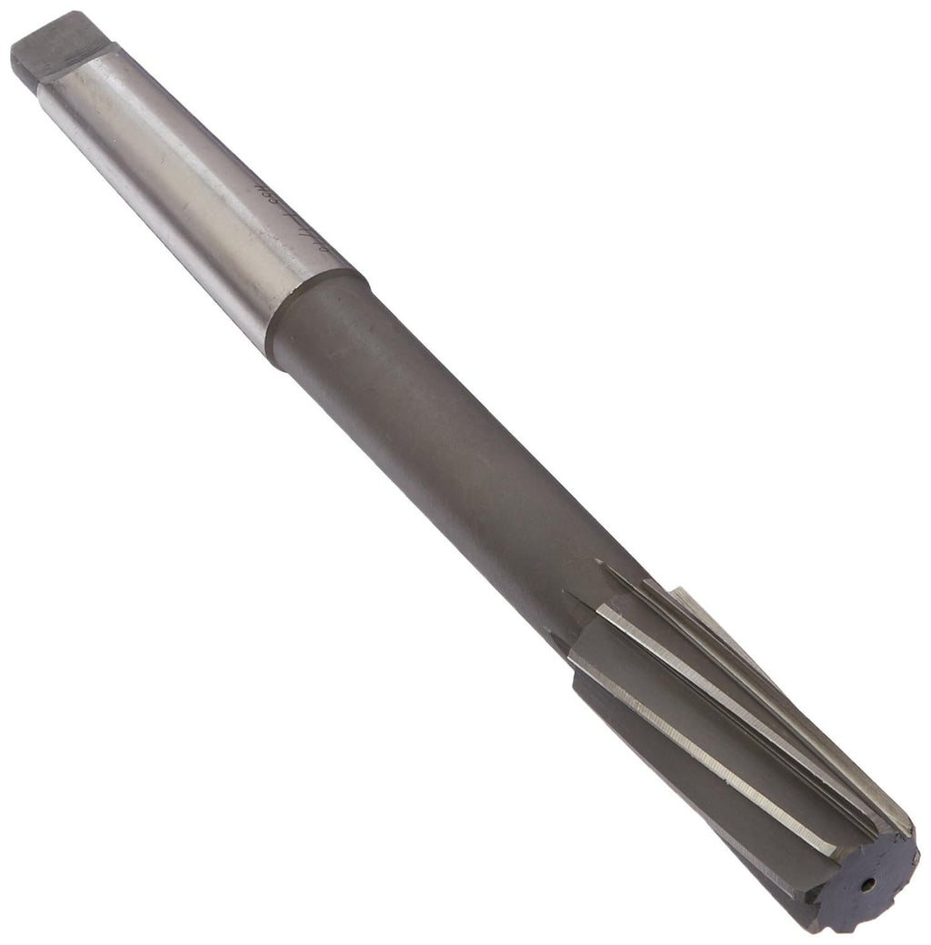 Drill America 11/16" High Speed Steel Taper Shank Straight Flute Chucking Reamer, DWR Series