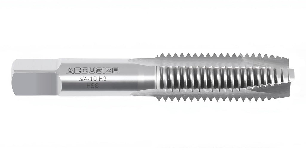 Accusize 3/4-10NC Spiral Point Tap, H3 Limit, SPT-3/4-10