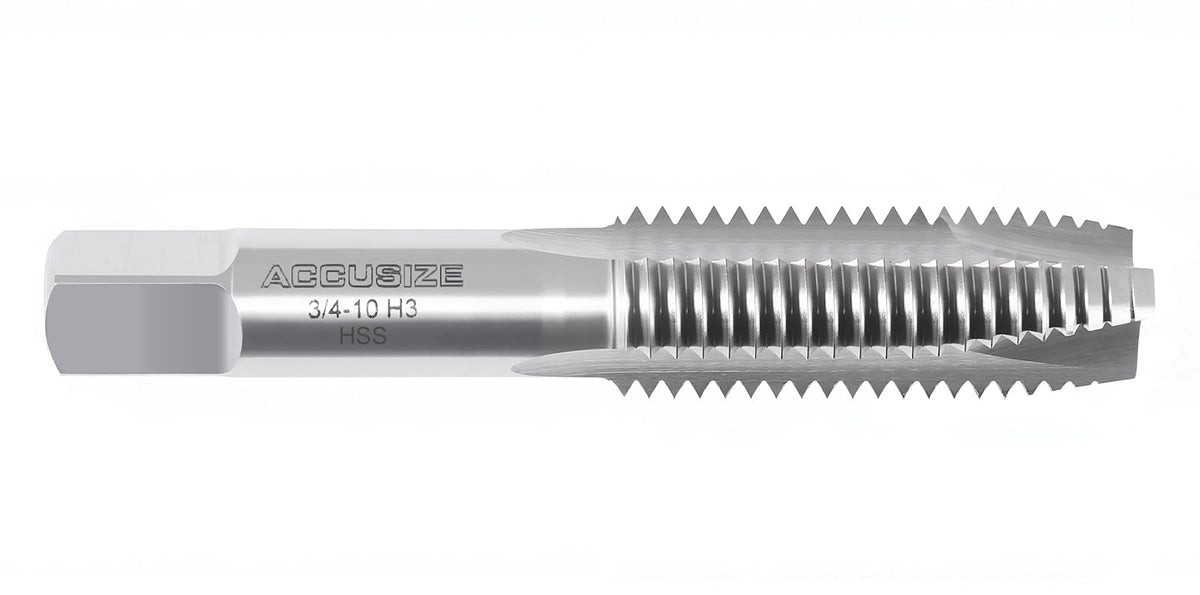 Accusize 3/4-10NC Spiral Point Tap, H3 Limit, SPT-3/4-10