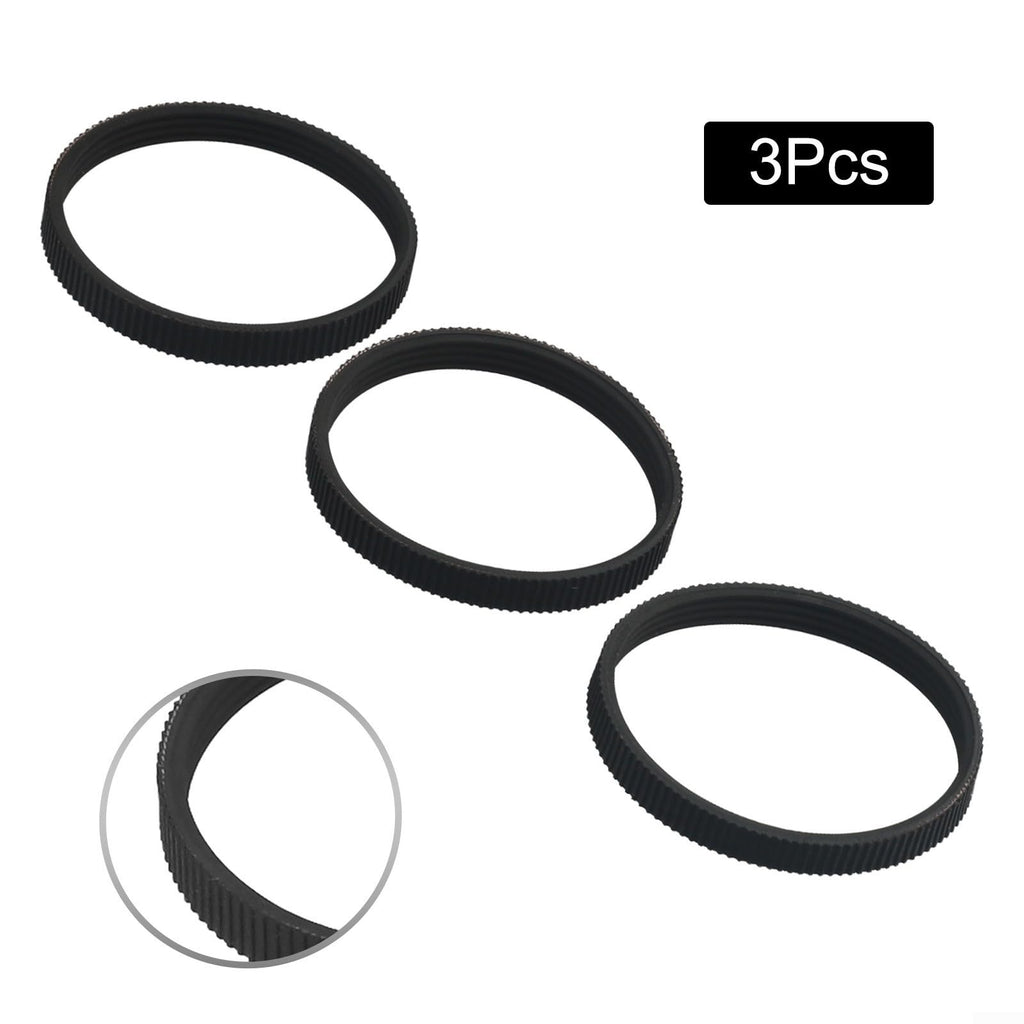 3-Pack 9.6mm Width Rubber Drive Belt for Mak-ita 1900B, 225007-7, N1923B, KP0800, KP0810C, BKP180 Electric Planers