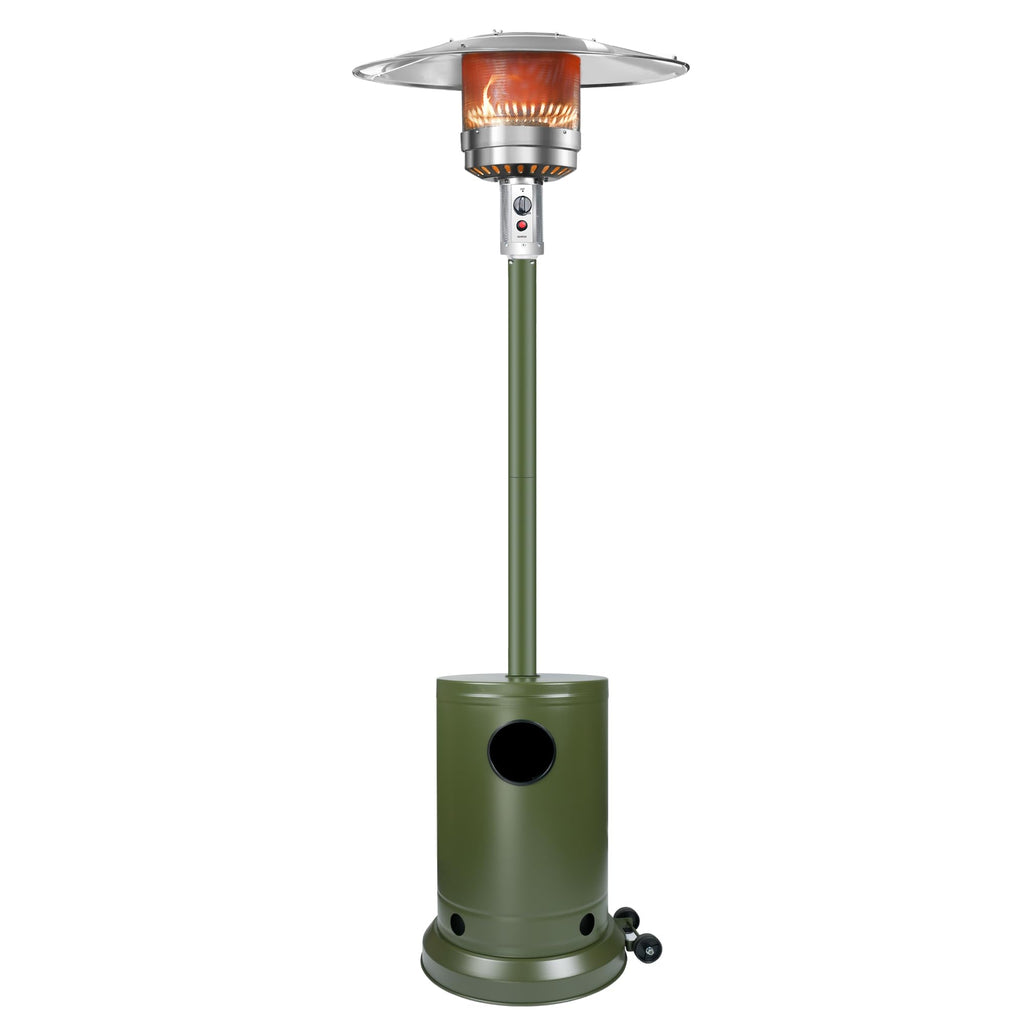 Evergreen 50,000 BTU Propane Patio Heater, Multiple Color Available, Outdoor Heater with Weighted Base, Adjustable