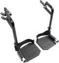 Wheelchair footrest pad,Elevating Leg Rest,Swing-Away Footrests for Standard Wheelchairs and Transport Chair, Footplates and Heel Loops, Universal Replace Parts.Same Function as T93HEP, PH-SF.