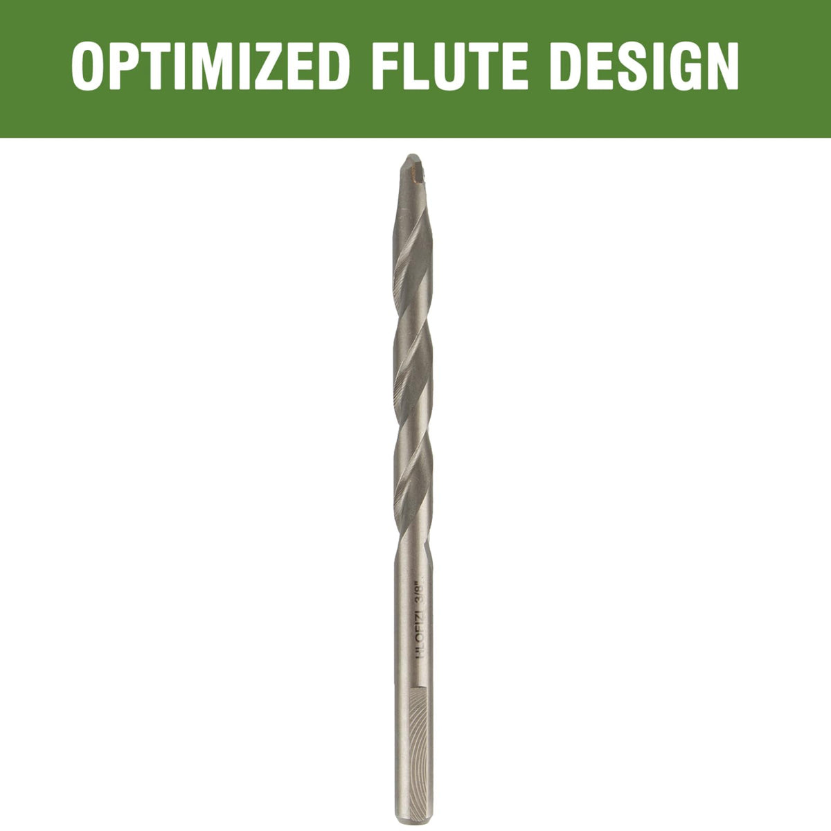 HLOFIZI 3/8" x 6" Masonry Drill Bits 3/8 inch Concrete Hammer Drill Bits Carbide Tipped, for Cement, Brick, Stone, 2 Pack