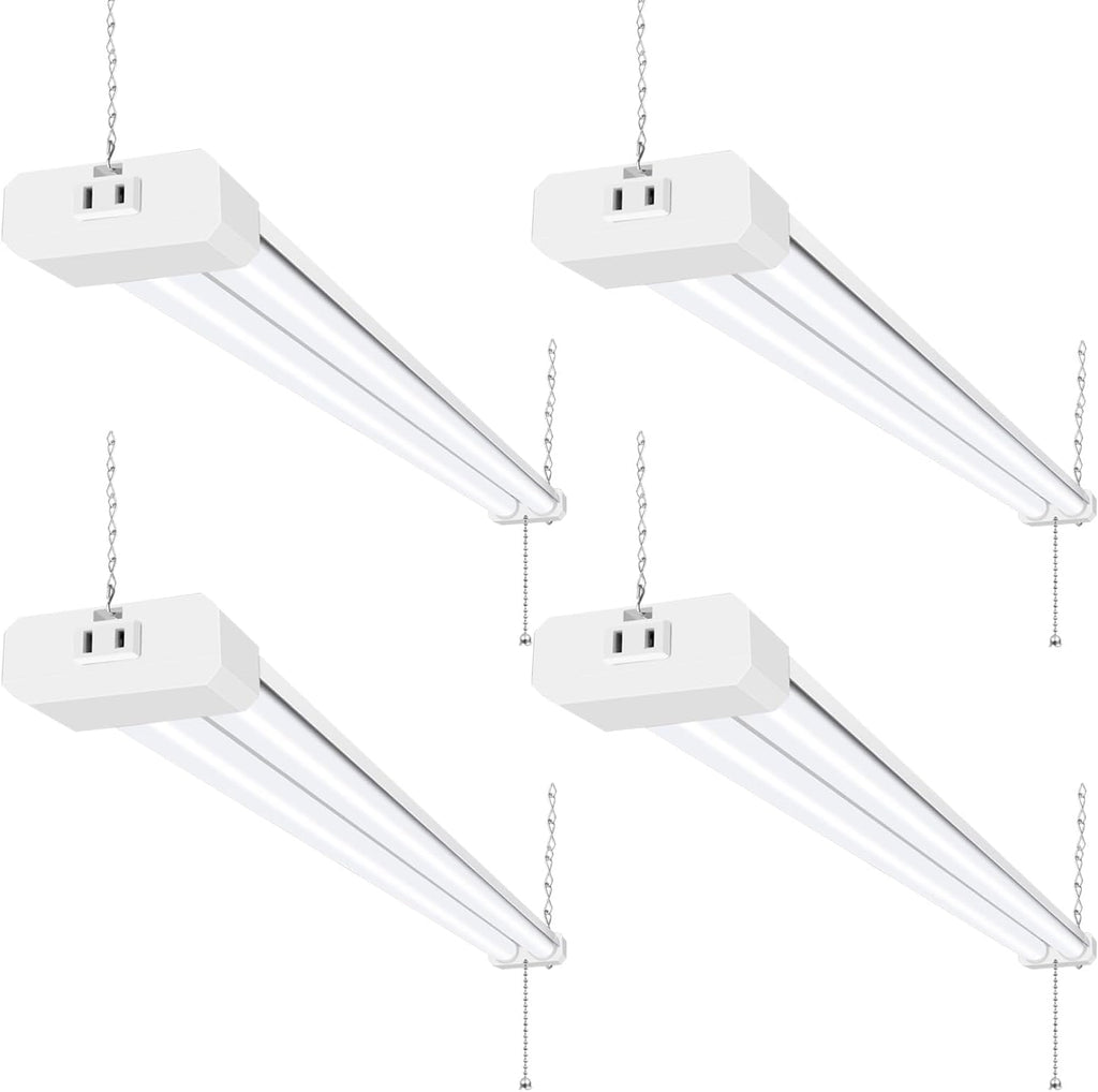 hykolity 4 Pack 4FT LED Shop Light,4400LM,5000K Daylight