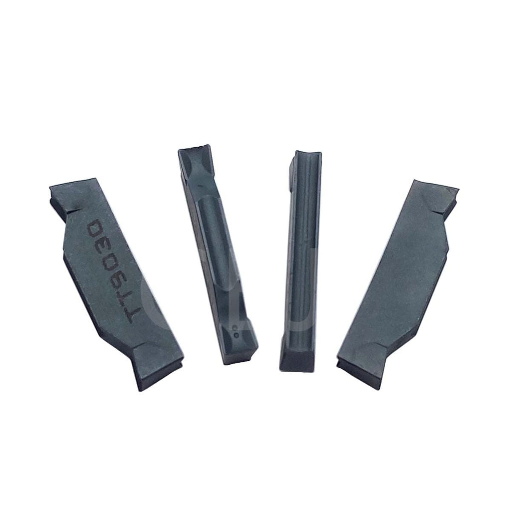 GBJ 10pcs TDC3 TT9030 3mm Wide Grooving and Cutting-Off Turning Inserts for Chip Breaking TDC for TTER1616/2020/2525 Tool Holders (TDC3 TT9030)