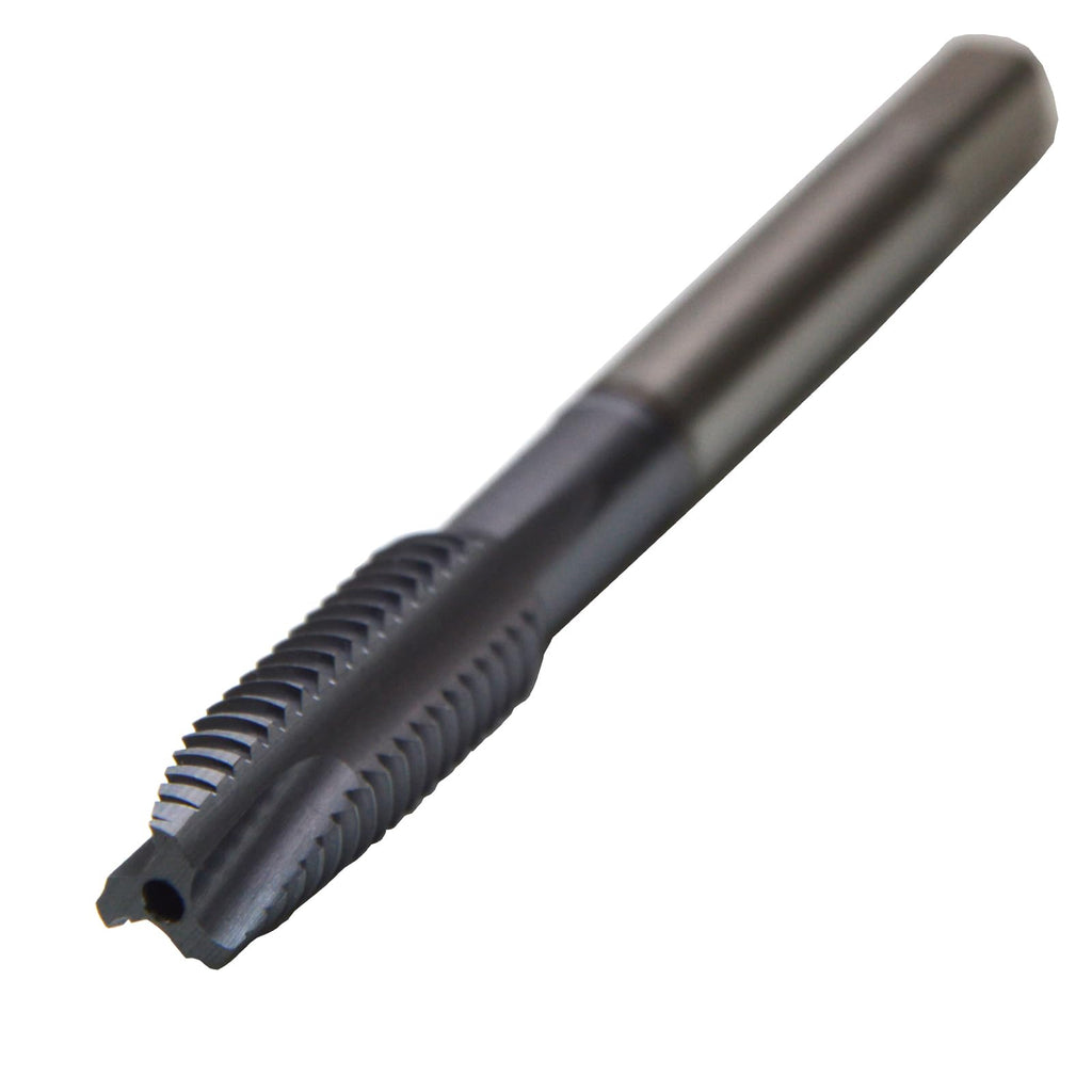 WKSTOOL 12-28 UNF P4 2pcs/Set TiCN Coated Precision Spiral Pointed Taps High-Speed Steel Cobalt Threading Chips from Tools for Hard Steel Through Tapping Hole