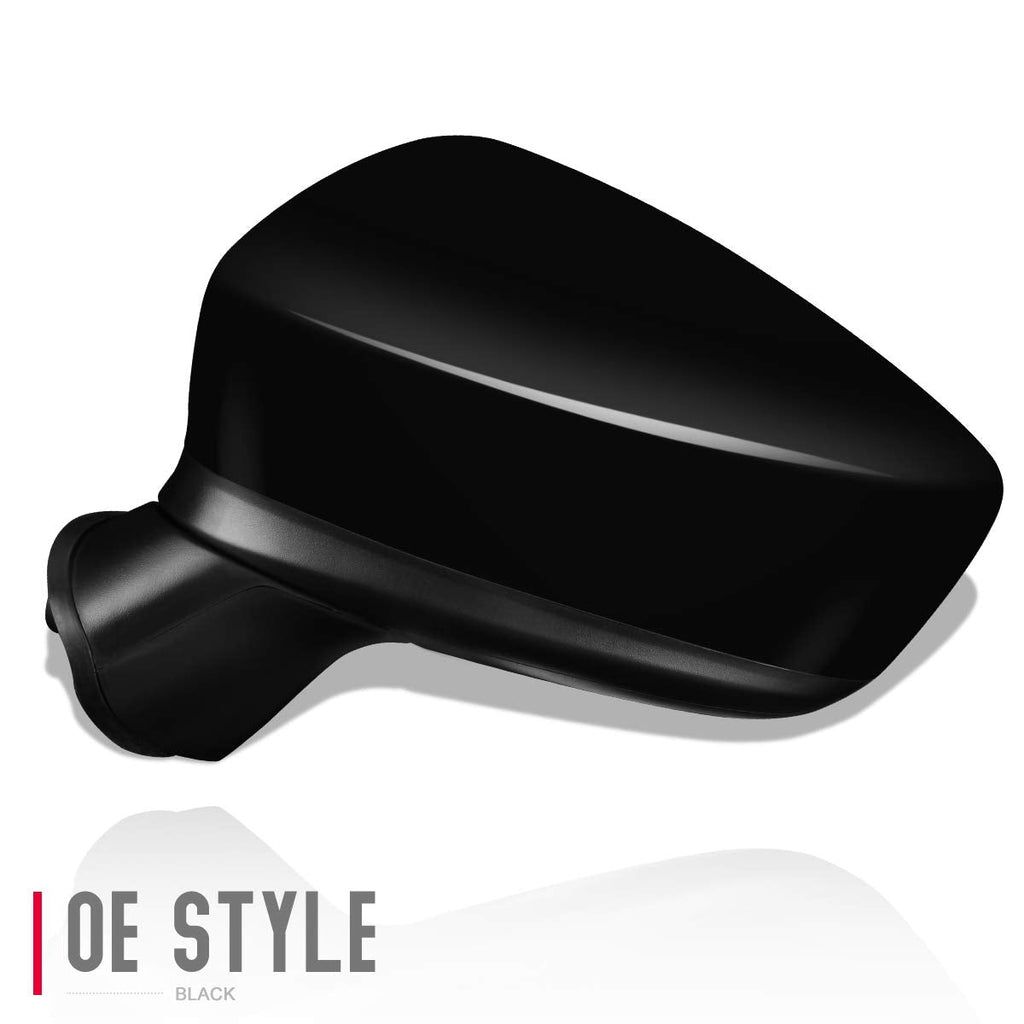 DNA Motoring OEM-MR-MA1320179 Factory Style Powered+Turn Signal Left Side Door Mirror Compatible with 14-15 Mazda 3