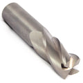 Titan TC10511 Solid Carbide End Mill, Regular Length, 4 Flute, Square End, 30 Degree Helix, Uncoated, 11/64" Size, 3/16" Shank Diameter, 2" Overall Length, 5/8" Cutting Length