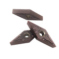 10PCS VNMG331/ VNMG160404 VNMG332/VNMG160408 CNC Lahe Indexable Carbide Turning Insert Cutting Blade for VNMG Turning Tool Holder, Multilayer Coated, 3/16" Thick, 1/64" Radius