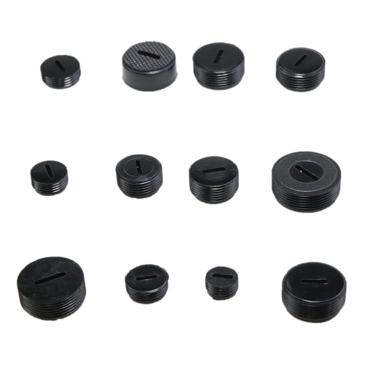 Meuey Lyot 48 Piece Carbon Brush Holder Caps, 12 Sizes for Power Tools