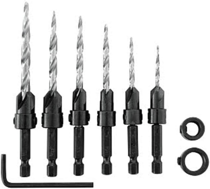 Irwin Tools 1882792 SPEEDBOR Countersink Wood Drill Bit, 8-Piece