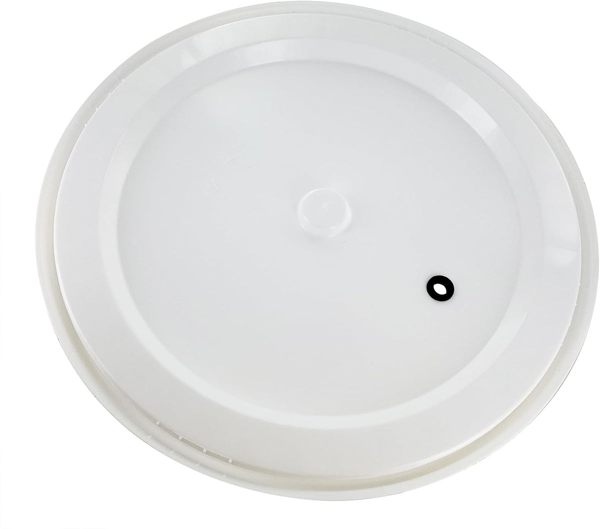 6.5 Gallon Plastic Drilled and Grommeted Lid Fits 6.5 Gallon Fermenters