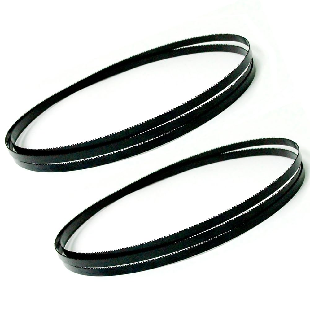 FOXBC 56-7/8" x 1/4" x 24 TPI Bandsaw Blade for Sears Craftsman, Shopcraft, Duracraft 3-Wheel Band Saw - 2 Pack