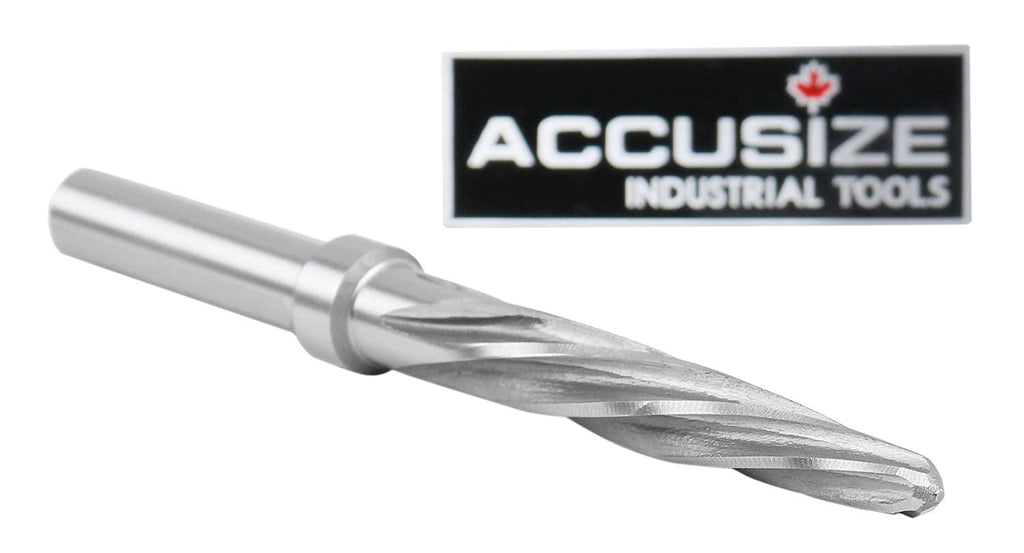 Accusize HSS Construction Reamer, 3/8 in, 3-Flat Shank, 0522-0038