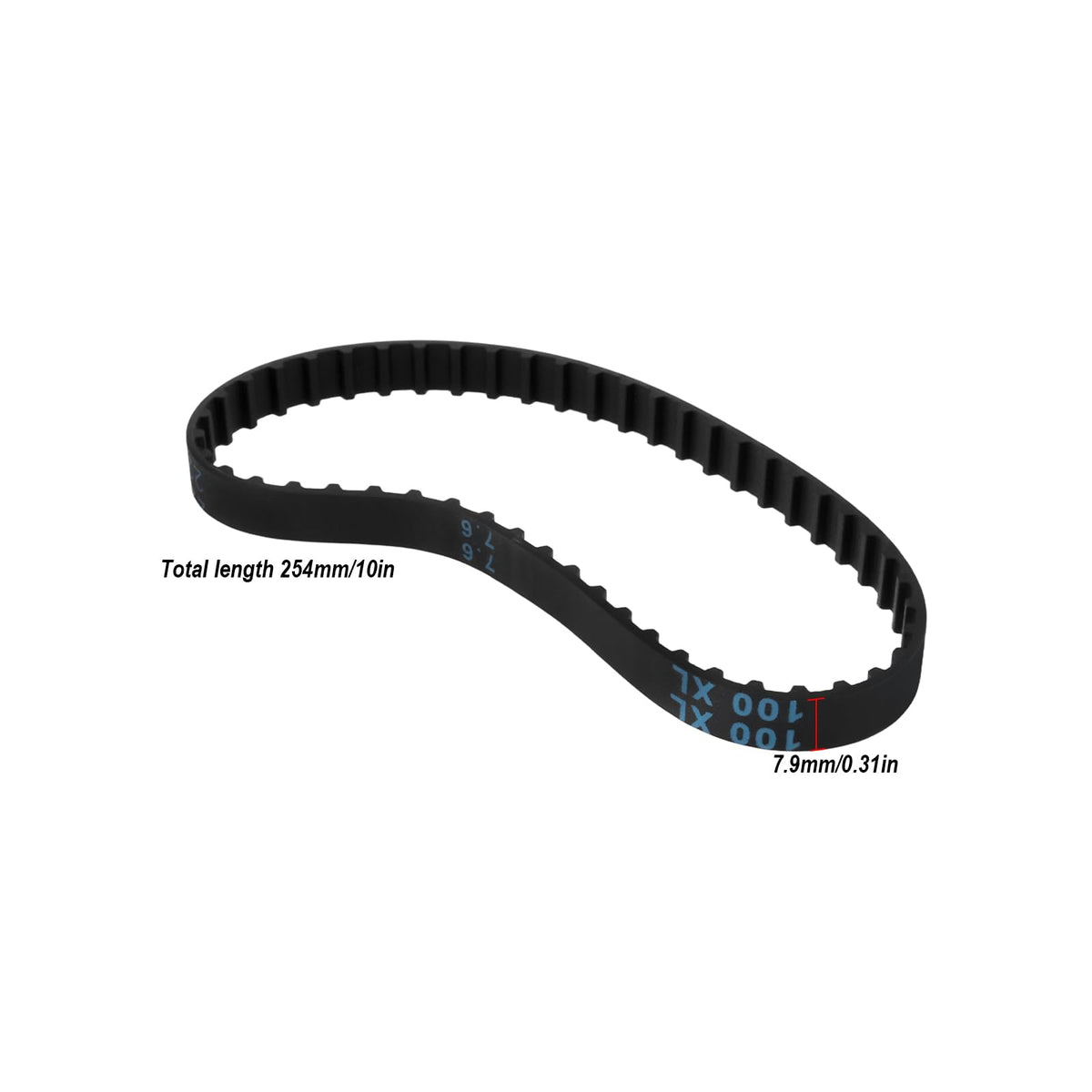 Briny River 1x Sander Replacement Belt 254x7.9mm 587263-00 Compatible with Black&Decker DS321 KA88 1-2 KA88 3 KA89A KA89E XTA80E 1-2