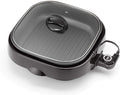 Housewares Asp-218B 3-in-1 Grillet Indoor Grill, Black
