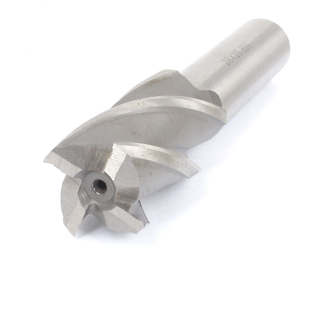 uxcell 28mm Cutting Diameter Straight Shank 4 Flutes End Mill Milling Cutter