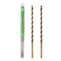 HLOFIZI 3/8 x 12 Inch Long Drill Bit (2 Pack) M2 High Speed Steel Drilling for Wood and Metal, with 8-1/2 Inch Flute