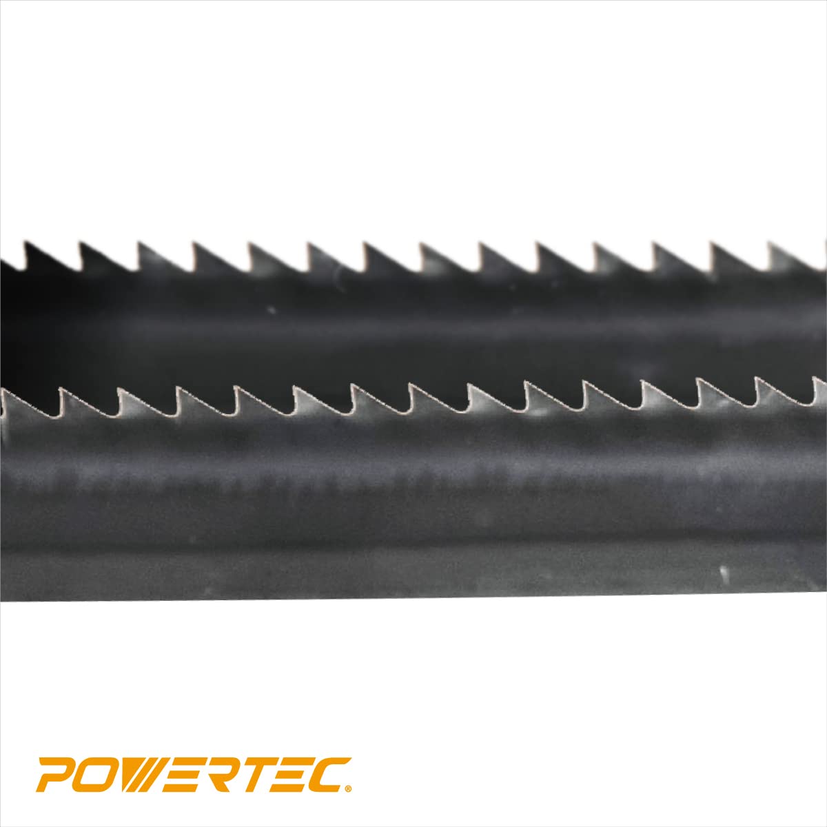 POWERTEC 56-1/8 Inch Bandsaw Blades, 1/8" x 14 TPI Band Saw Blades for Delta 28-180, 28-185, Pro-Tech and Ohio Forge 3-Wheel 10" Band Saw for Woodworking, 2 Pack (13163-P2)
