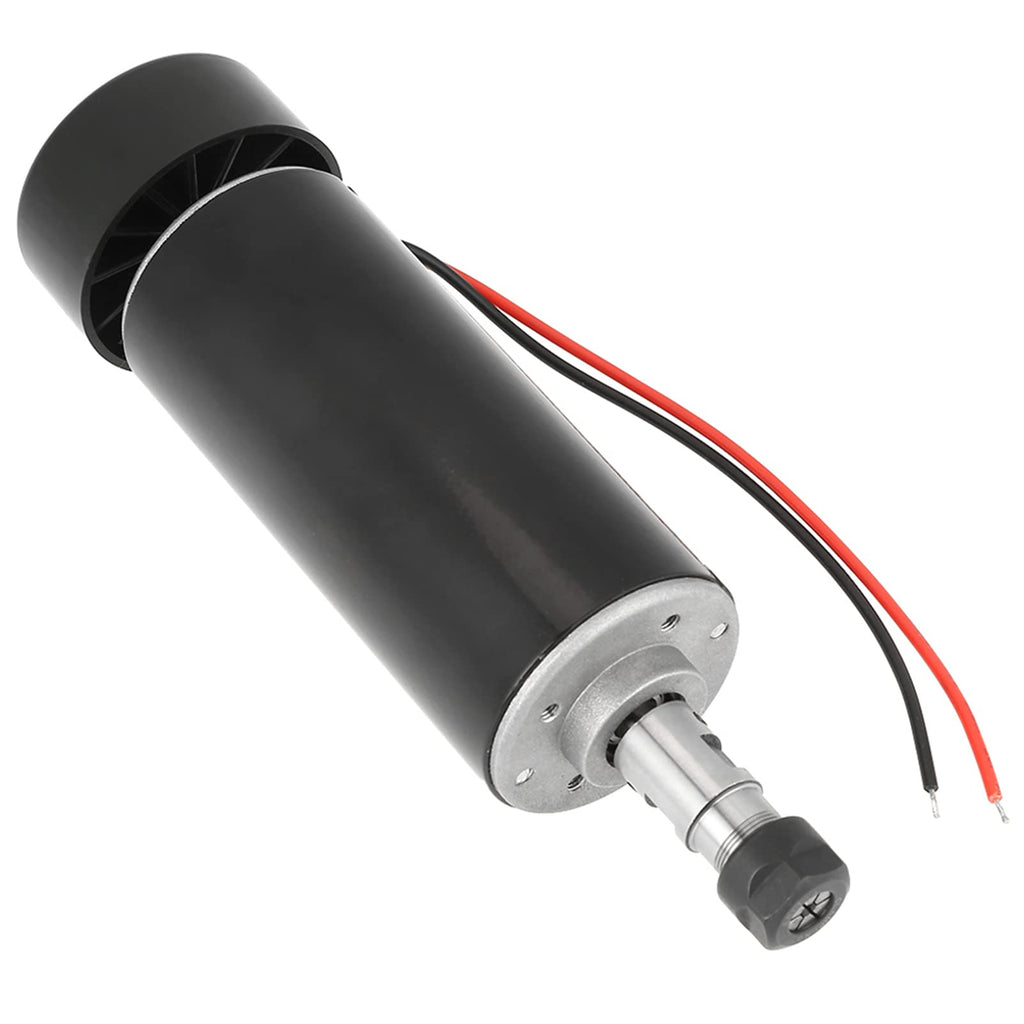 500W CNC Spindle Motor ER11-100VDC High-Speed Brushed Motor 12000 RPM, 0.5N.cm Torque, Air Cooled Spindle for DIY Mini CNC Router Engraver and Milling Machines