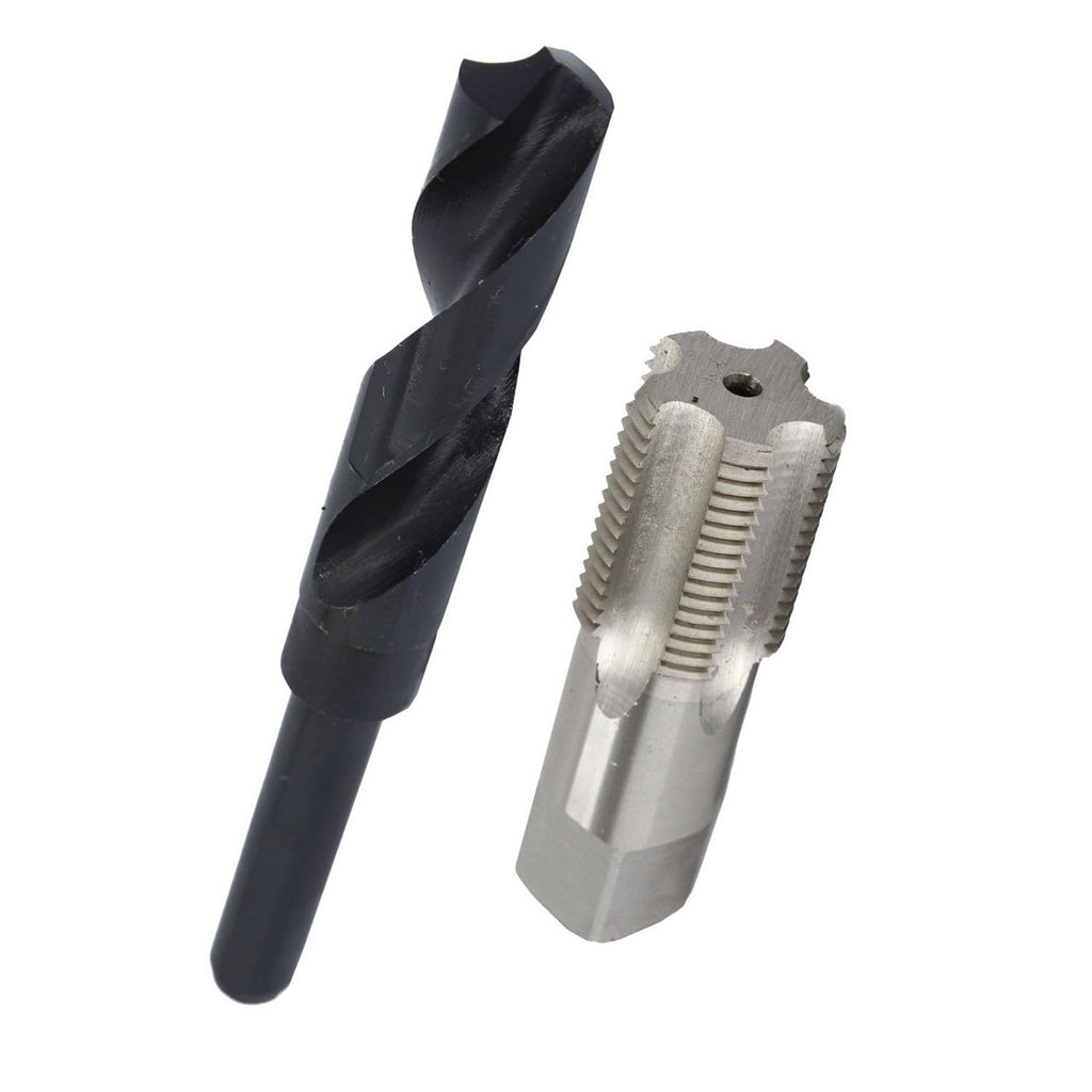 Drill America 3/4" NGH High Speed Steel Garden Hose Tap and 31/32" HSS 1/2" Shank Drill Bit Kit