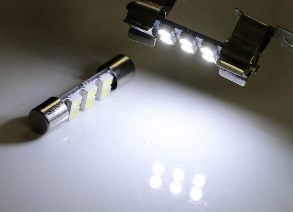 iJDMTOY 4pc Set 29mm 6614F/6612F LED Vanity Mirror Light Replacement Bulbs