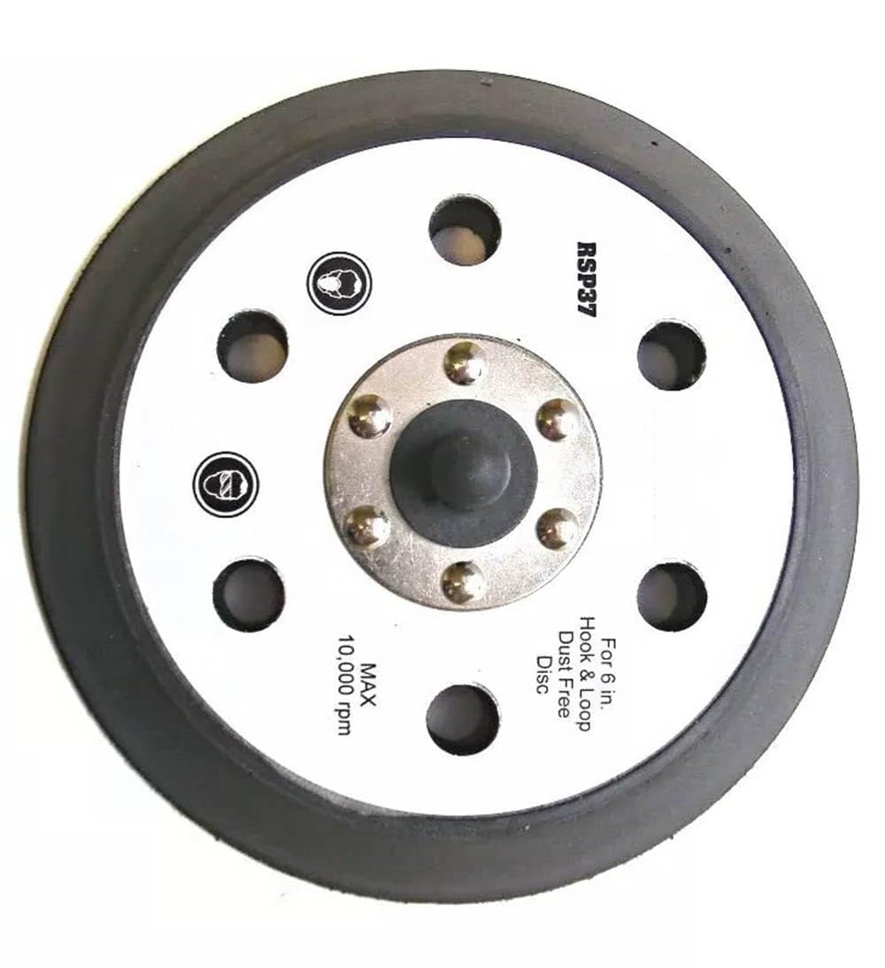 YOKAMU Replacement Backing Pad 6" Hook Loop for Porter Cable Polisher 7424 7424XP 18001