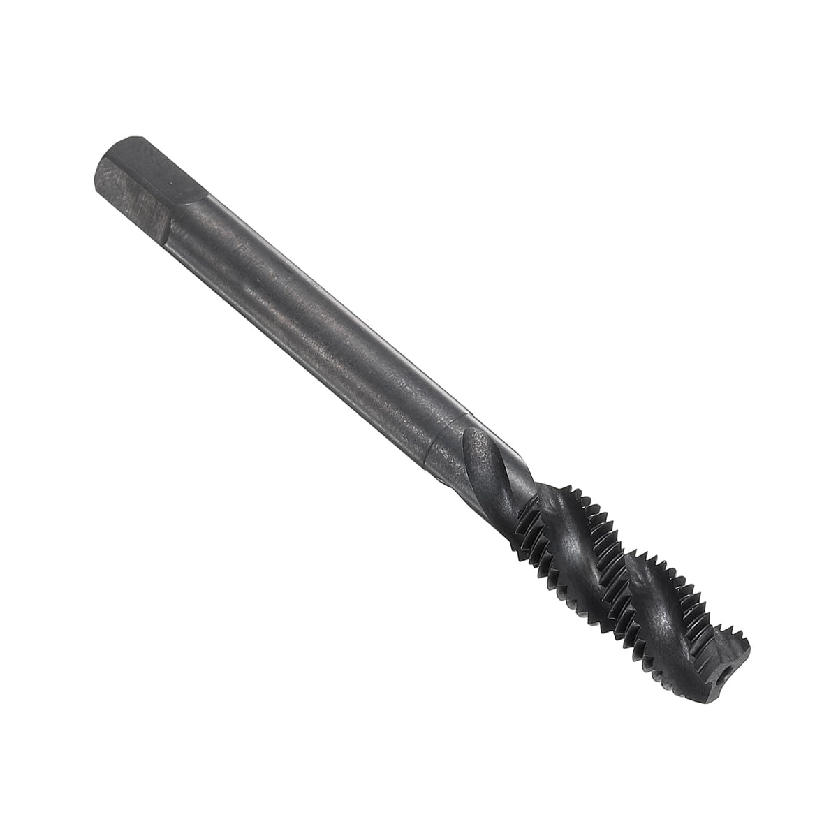 uxcell Spiral Flute Thread Taps M8 x 1 H2 Metric Machine Threading Tap Bit, Nitrided Coated Screw Tapping Repair Tool, M2 High-Speed Steel (HSS)