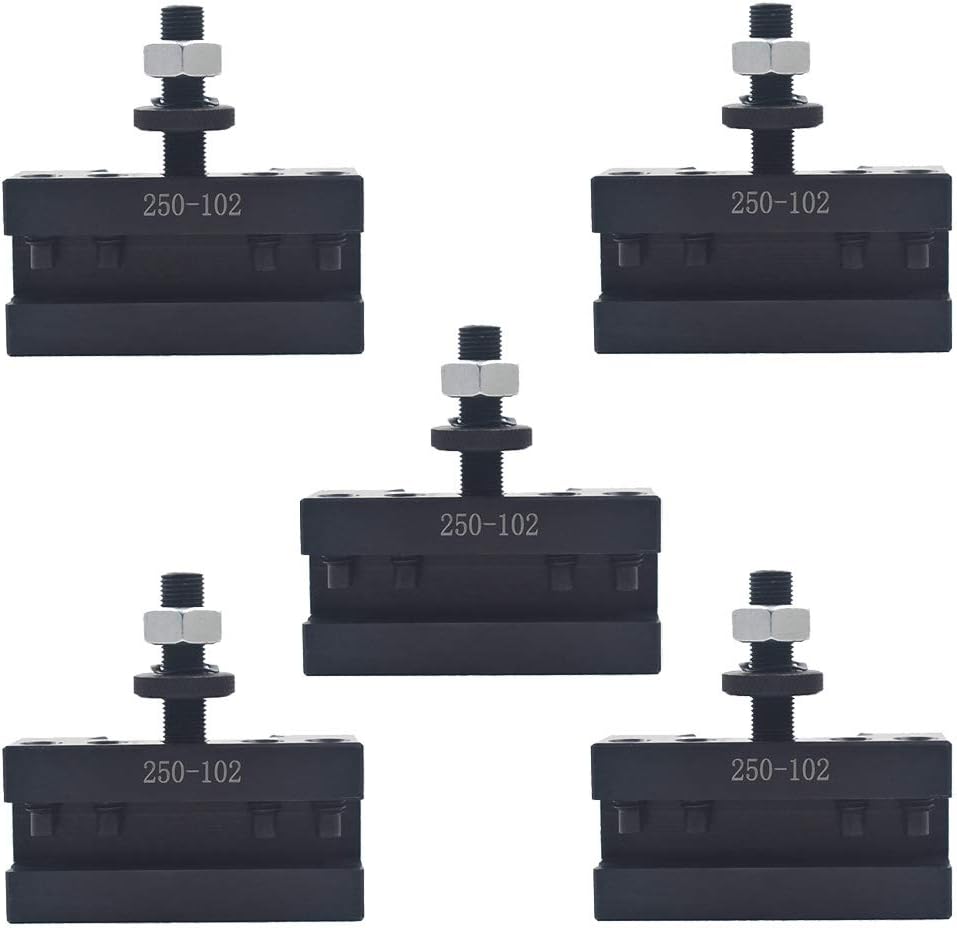 findmall 5Pcs AXA 250-102 Quick Change Tool Holder, 12 Inch Swing Diameter